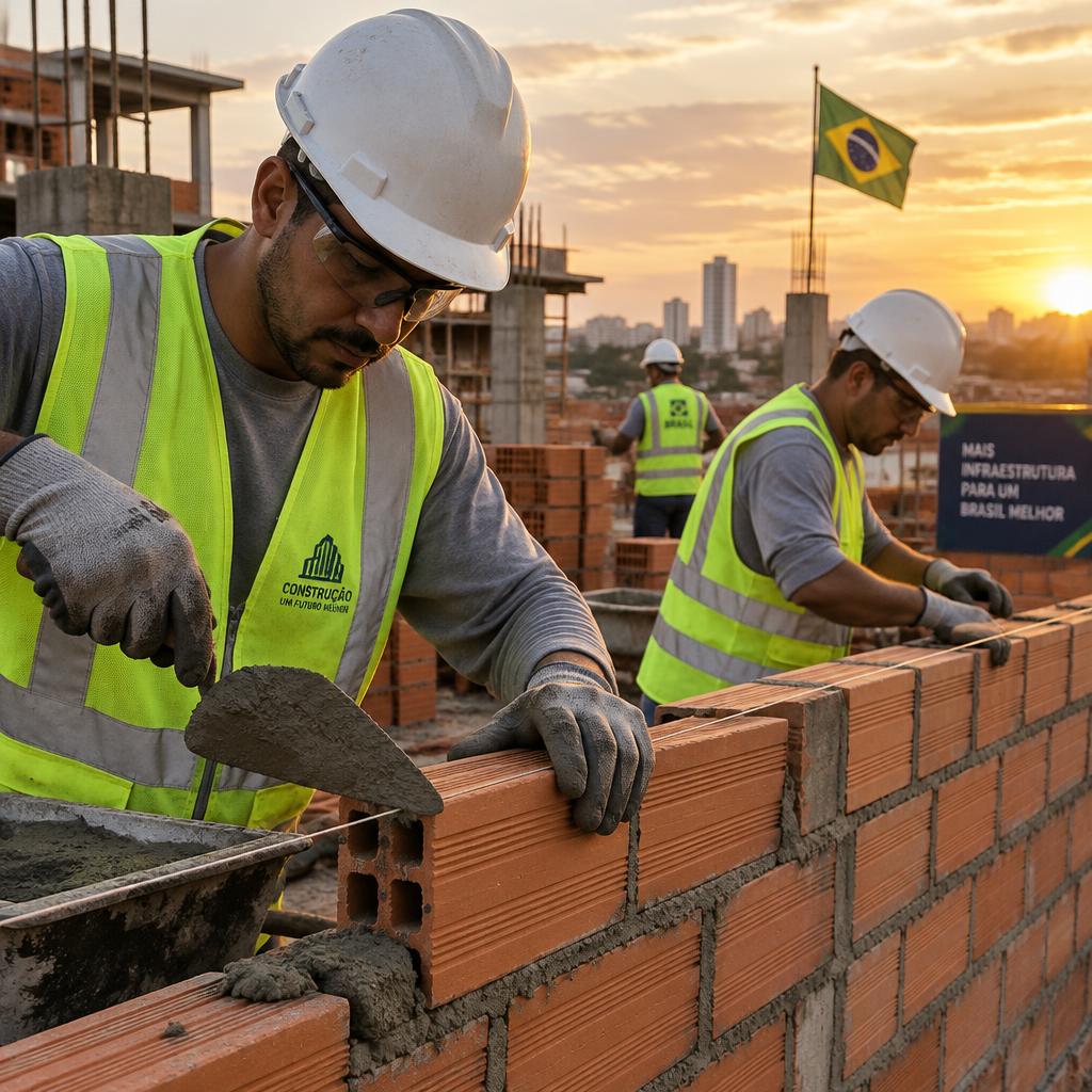 Equipe Riluti com capacetes, óculos e luvas de proteção